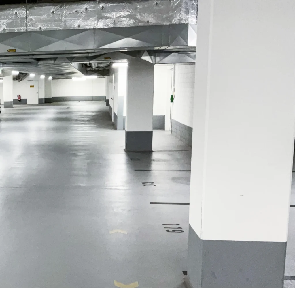 Bauliche Wartung von Tiefgaragen und Parkhäusern